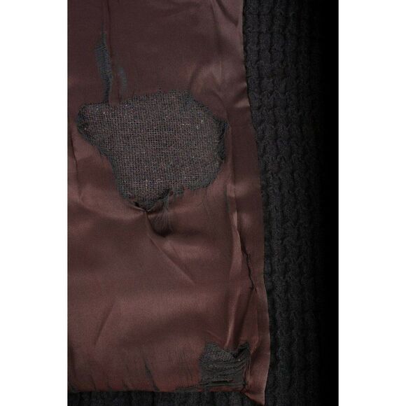 Vintage 40s 50 Tissus Hurel Paris French Coat Gray - Picture 10 of 12